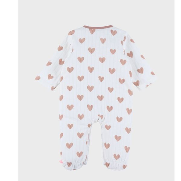 Pyjama bébé en jersey coton pointelle - 12M