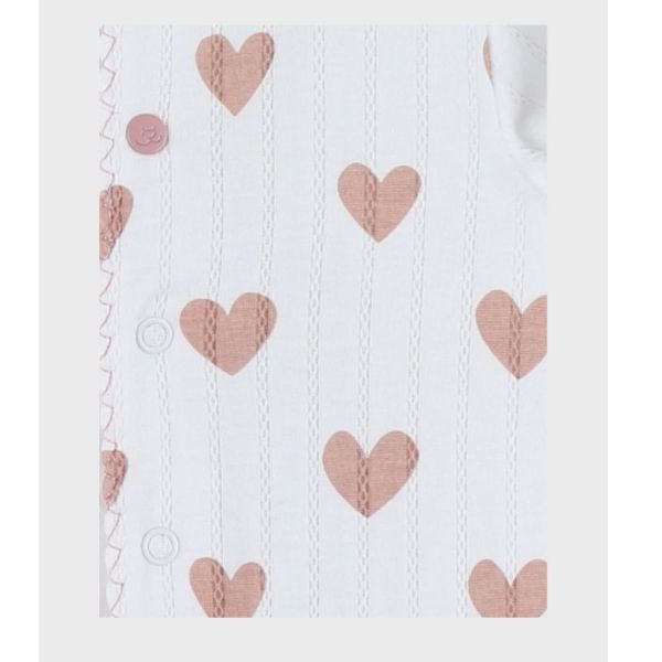 Pyjama bébé en jersey coton pointelle - 12M