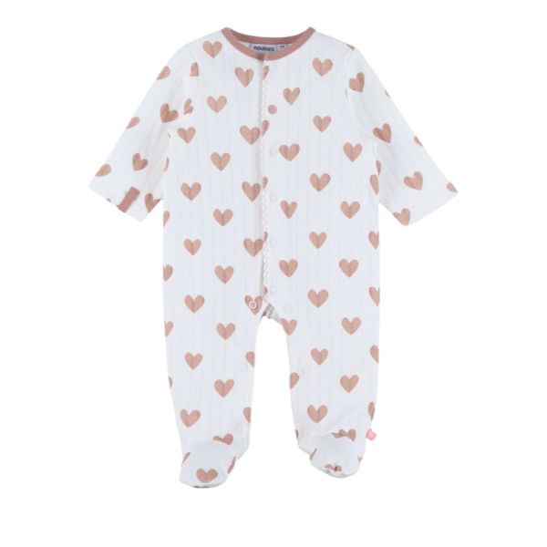 Pyjama bébé en jersey coton pointelle - 1M