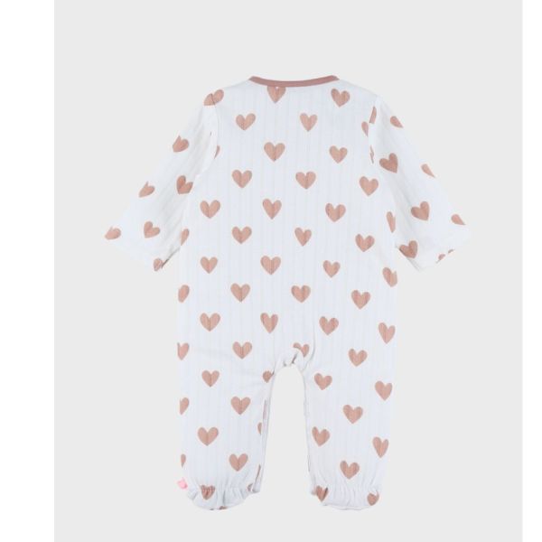 Pyjama bébé en jersey coton pointelle - 6M