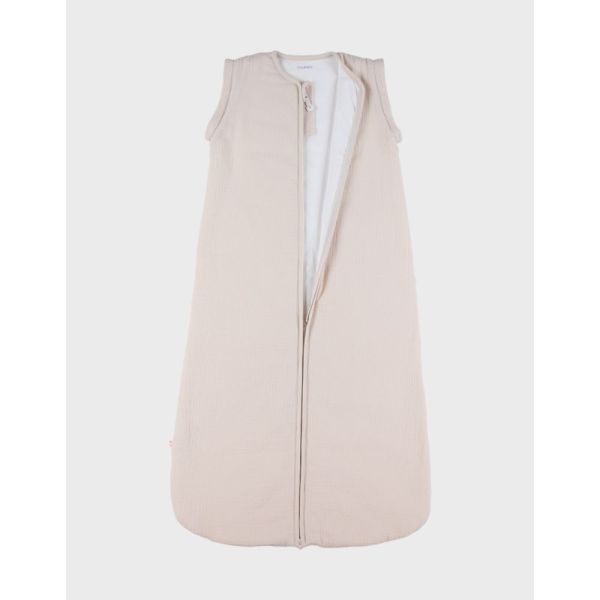 Gigoteuse nomade 100cm, Mousseline de coton bio, 6-24 mois - Beige