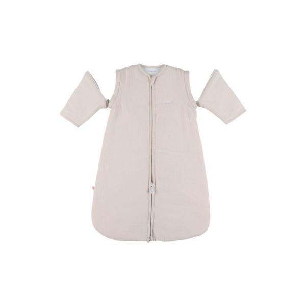 Gigoteuse nomade 70cm, Mousseline de coton bio, 1-6 mois - Beige