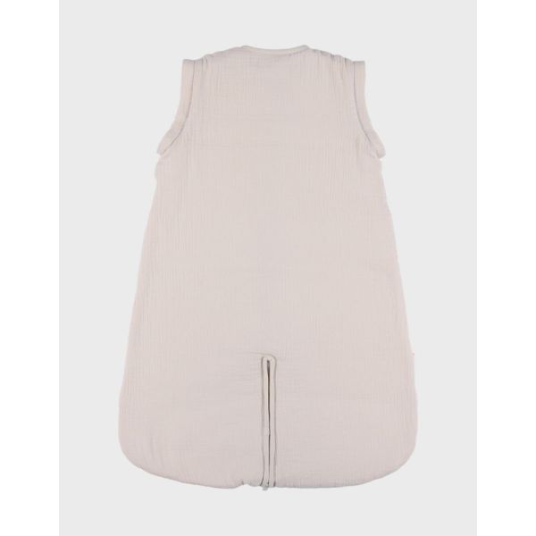 Gigoteuse nomade 70cm, Mousseline de coton bio, 1-6 mois - Beige