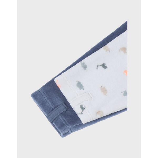 Lot de 2 pyjamas bébé en velours