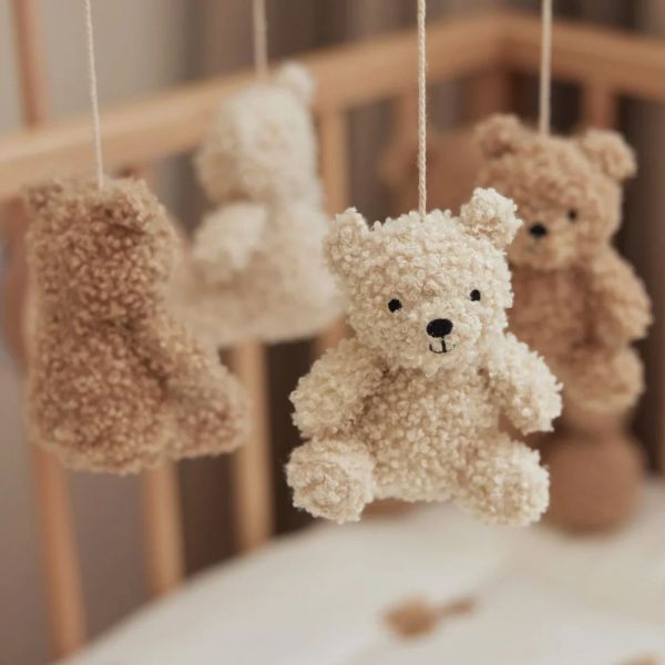 Mobile d'éveil bébé Teddy Bear Naturel et Biscuit