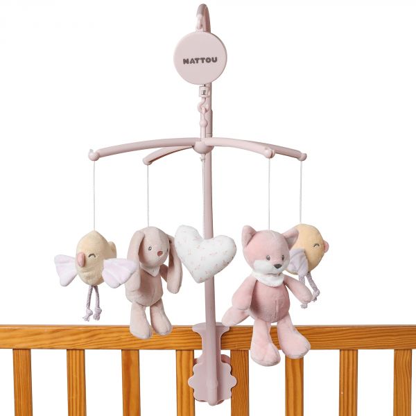 MOBILE D'ÉVEIL MUSICAL BOIS ENDORMIR BÉBÉ – Max et Doudou