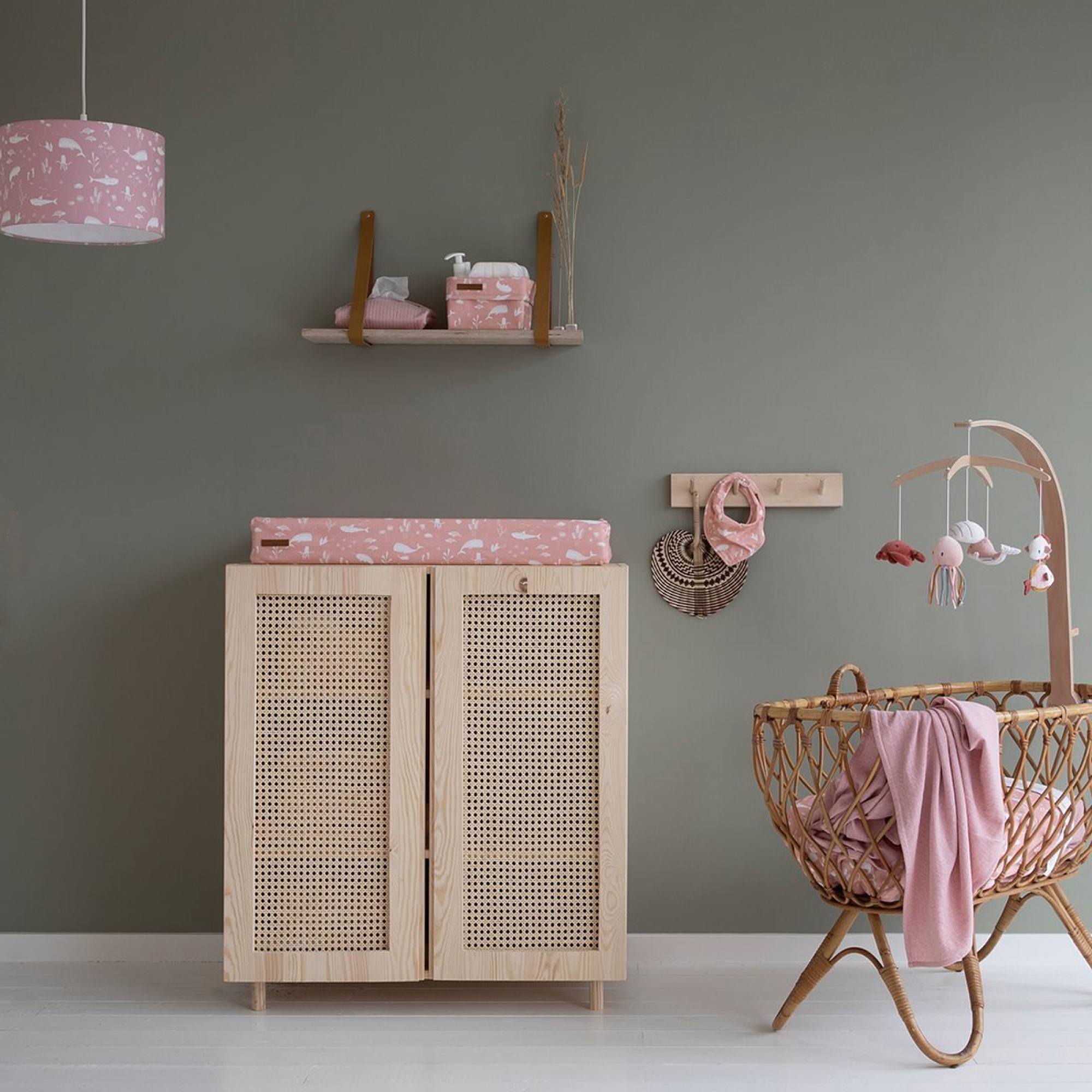 Little Dutch Mobile Musical En Bois Ocean Rose Made In Bebe