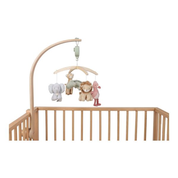 Mobile musical en bois - Safari Friends