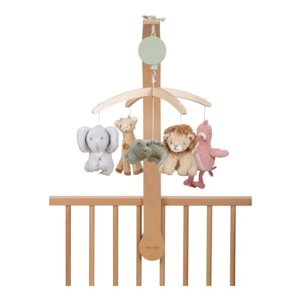 Mobile musical en bois - Safari Friends