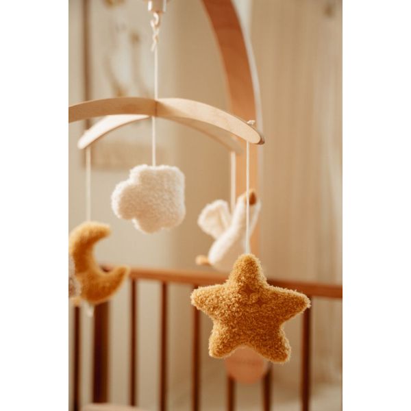 Mobile musical en bois FSC - Newborn