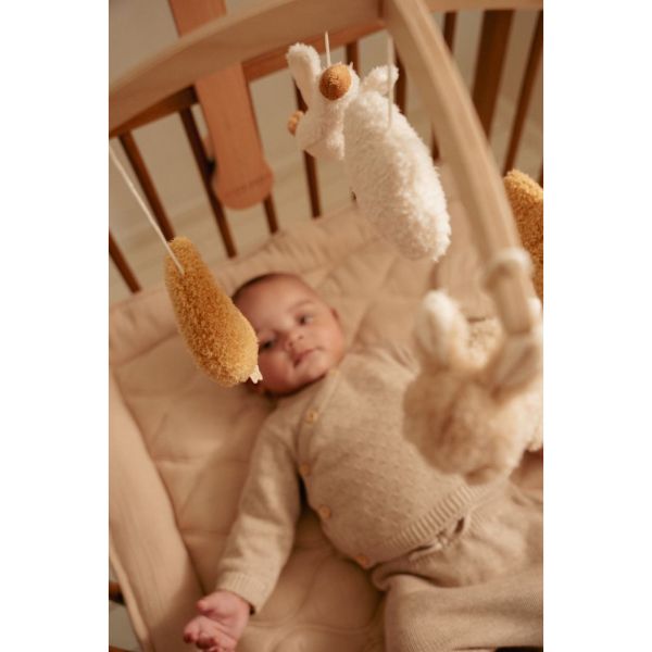Mobile musical en bois FSC - Newborn