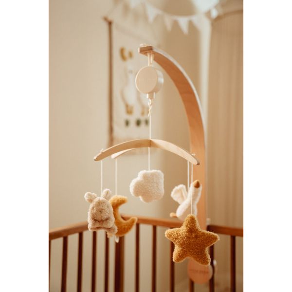 Mobile musical en bois FSC - Newborn