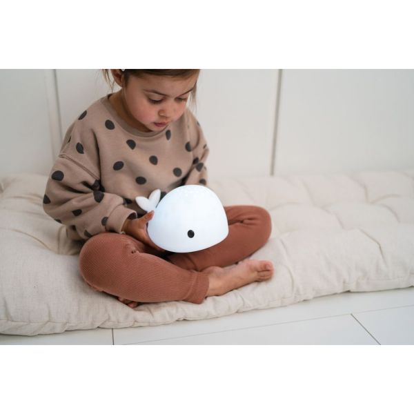Veilleuse à projection et rechargeable Baleine Moby