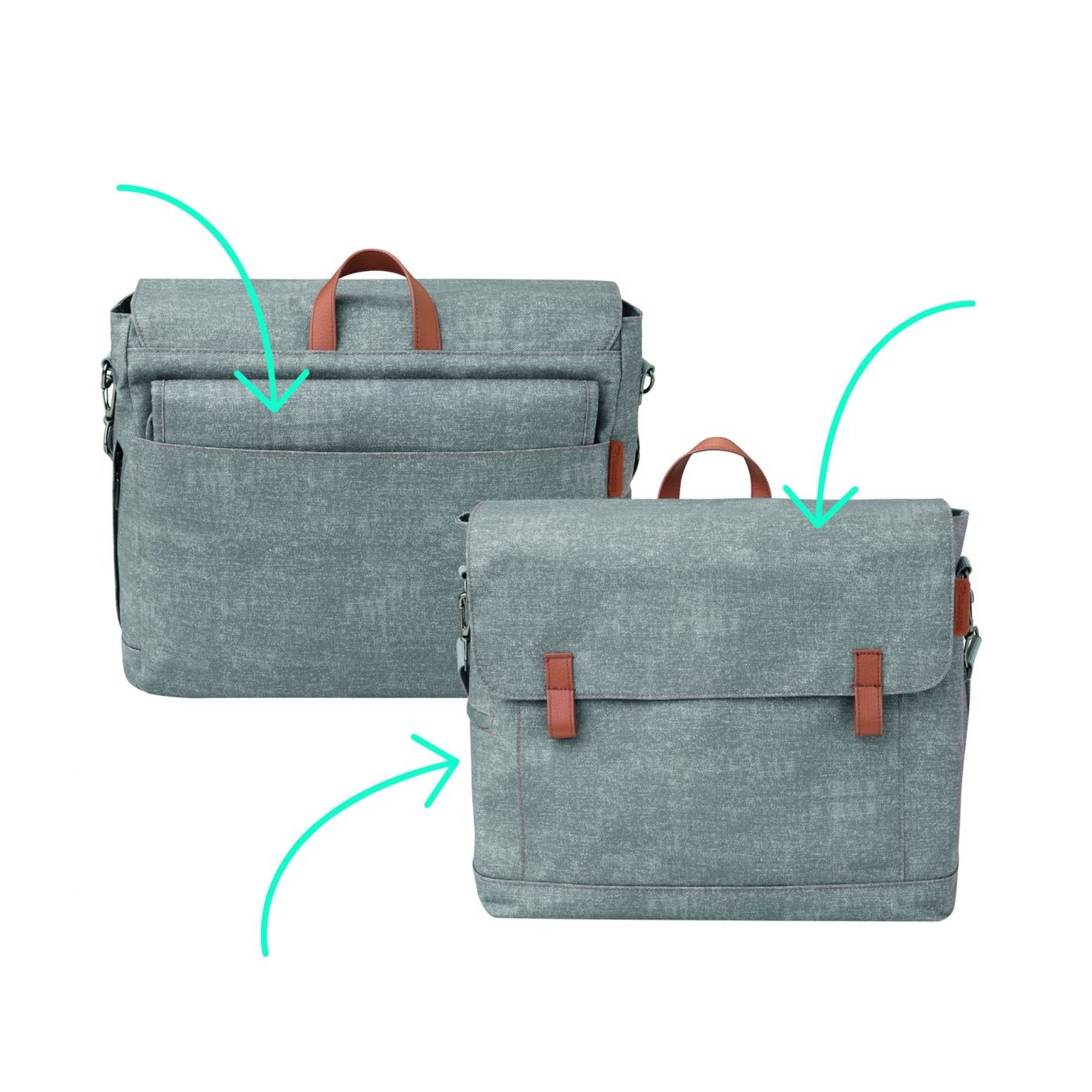Bebe Confort Sac A Langer Modern Bag Essential Grey Made In Bebe