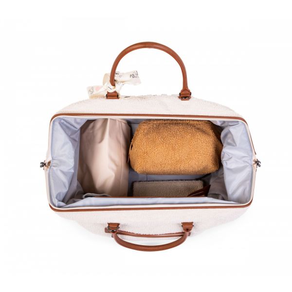 Sac à langer Mommy Bag Teddy Écru