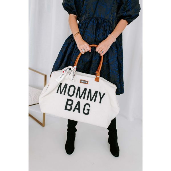 Sac à langer Mommy Bag Teddy Écru