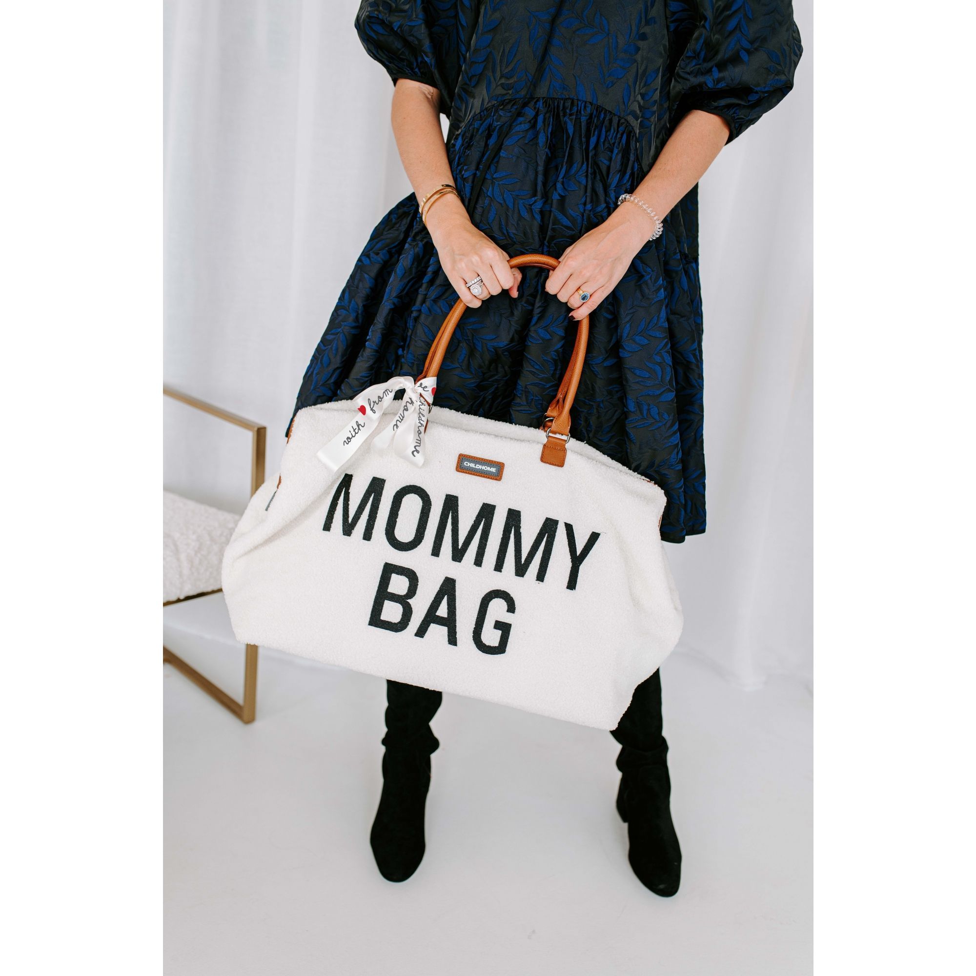 Sac à langer Mommy Bag Teddy écru - Made in Bébé