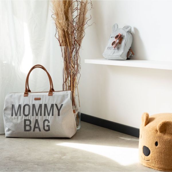 Sac à langer Mommy Bag Canvas Gris