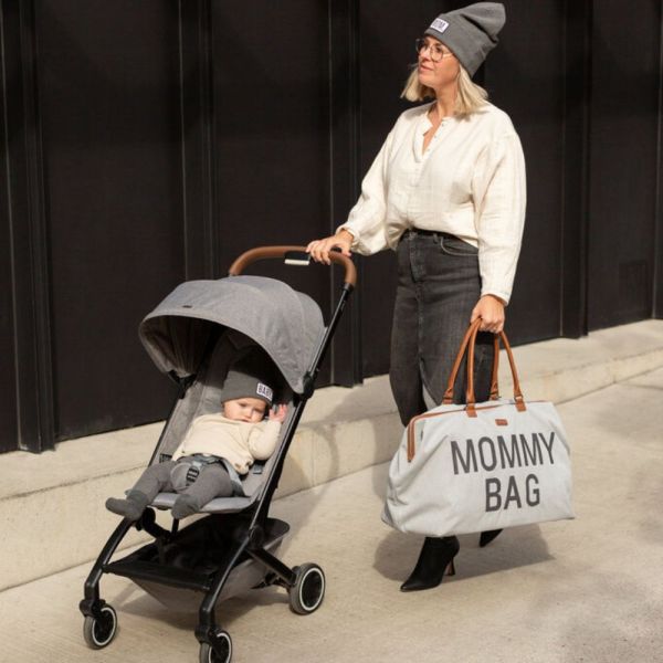 Sac à langer Mommy Bag Canvas Gris