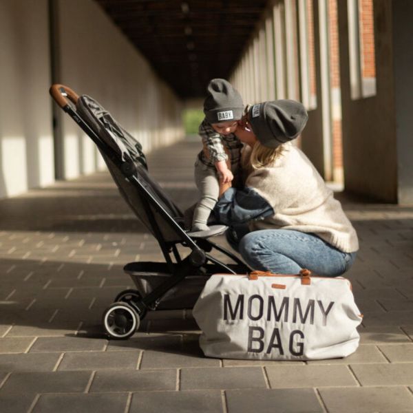 Sac à langer Mommy Bag Canvas Gris