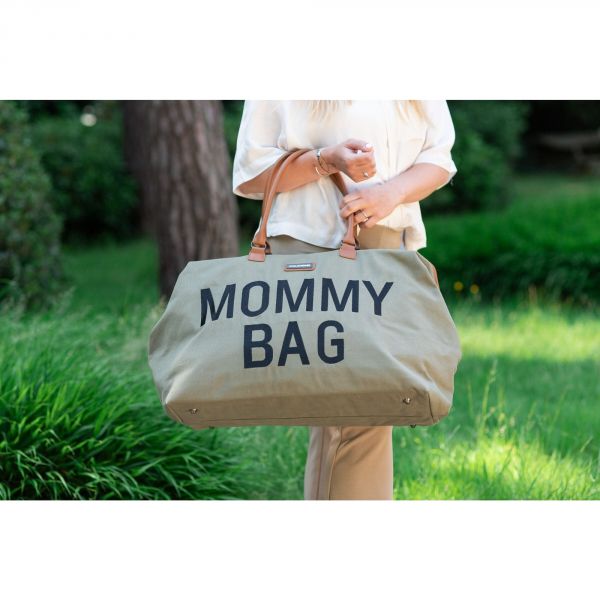 Sac à langer Mommy Bag canvas kaki