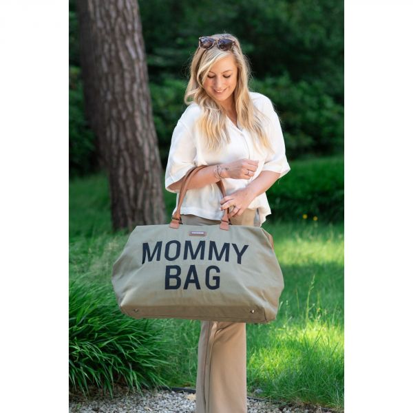 Sac à langer Mommy Bag canvas kaki