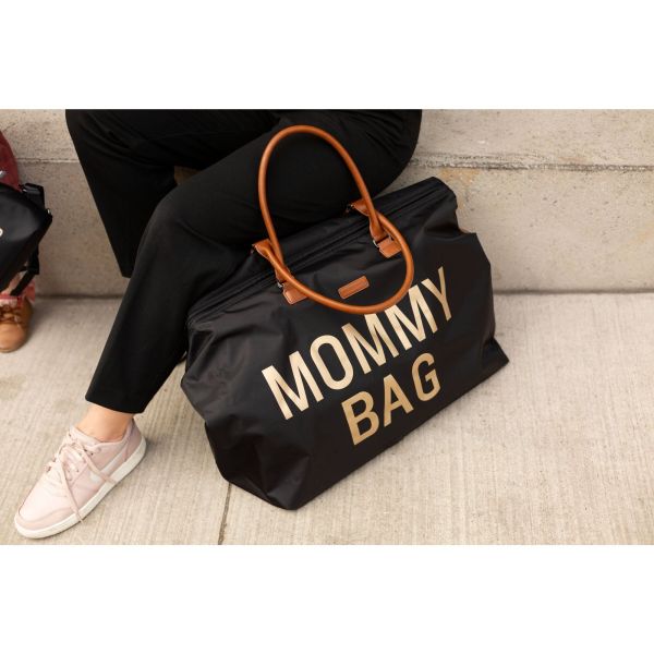 Sac à langer Mommy Bag Noir et Or