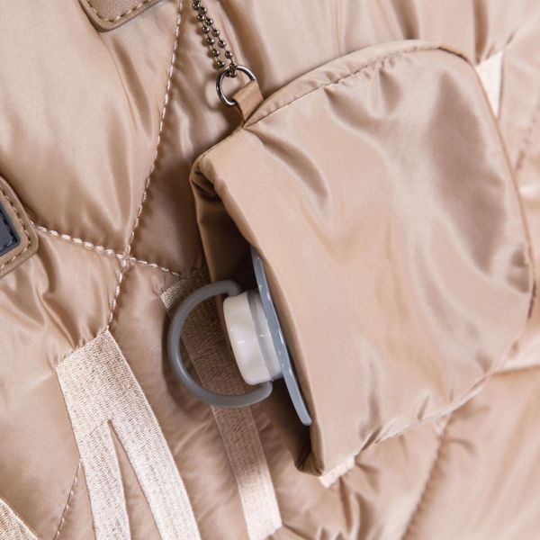 Sac à langer Mommy Bag matelassé beige