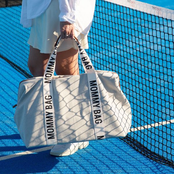 Sac à langer Mommy bag Signature Canvas Écru