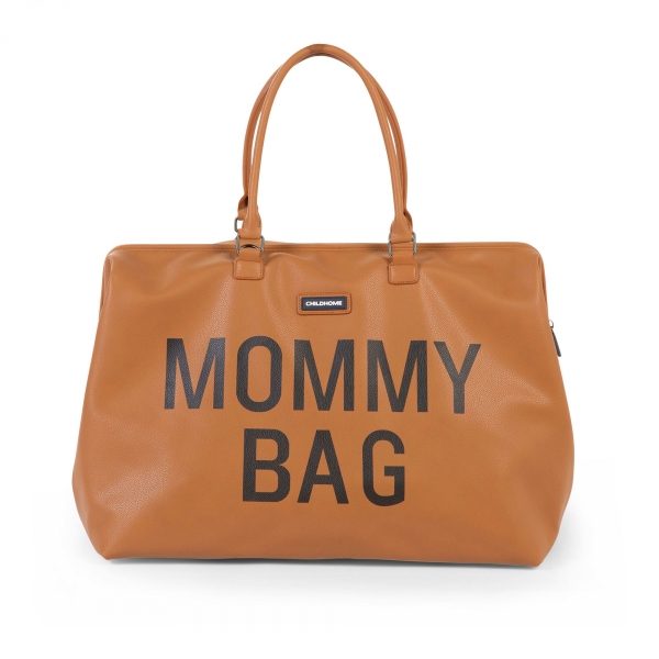 Sac à langer Mommy Bag Simili cuir brun