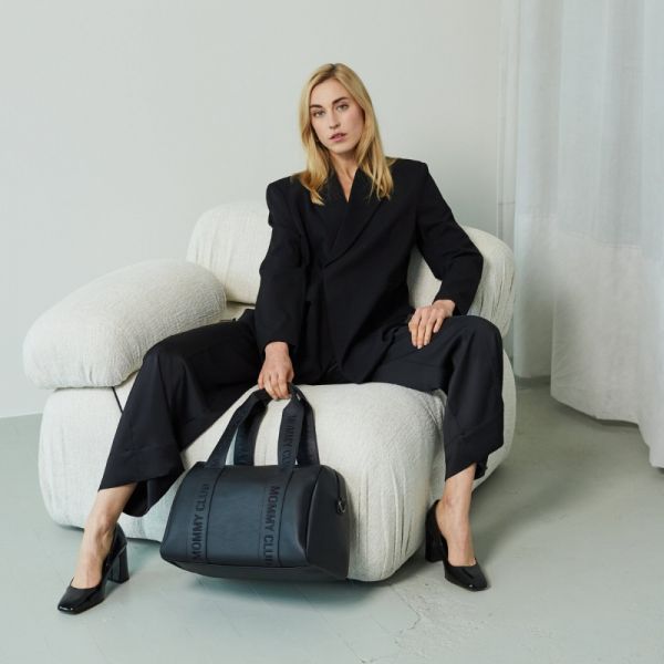 Sac à langer Mommy Club Signature Simili cuir Noir