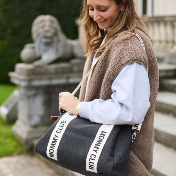 Sac à langer Mommy Club Signature canvas black