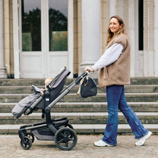 Sac à langer Mommy Club Signature canvas black