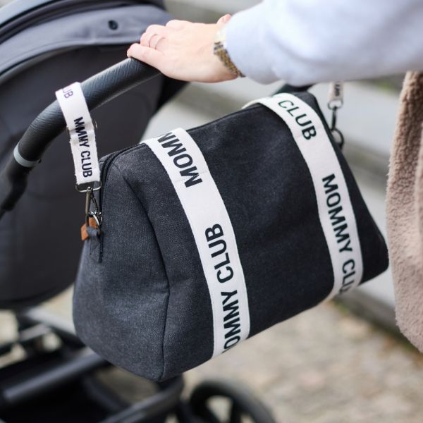 Sac à langer Mommy Club Signature canvas black