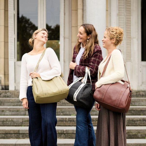 Sac à langer Mommy Club Signature Simili cuir Marron foncé
