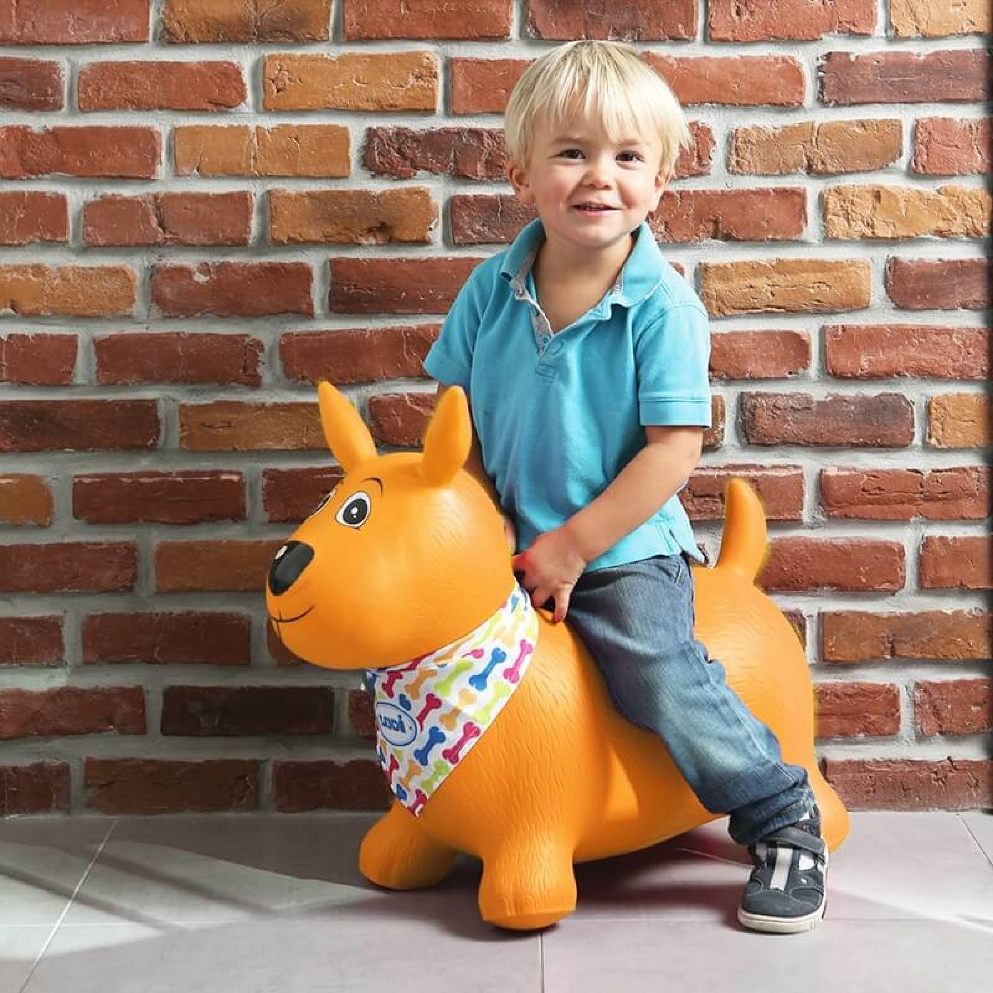 Ludi Jouets Mon Chien Sauteur Jaune Made In Bebe