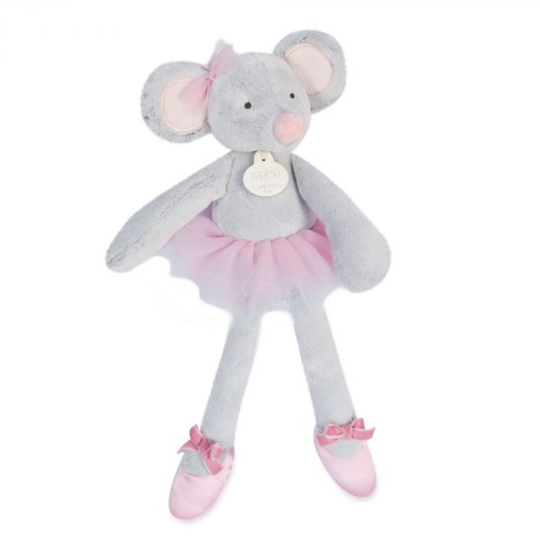 Peluche 30 cm Mon Doudou Ballerine Souris