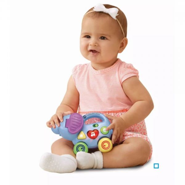 Jouet musical Éléphant pousse pousse interactif