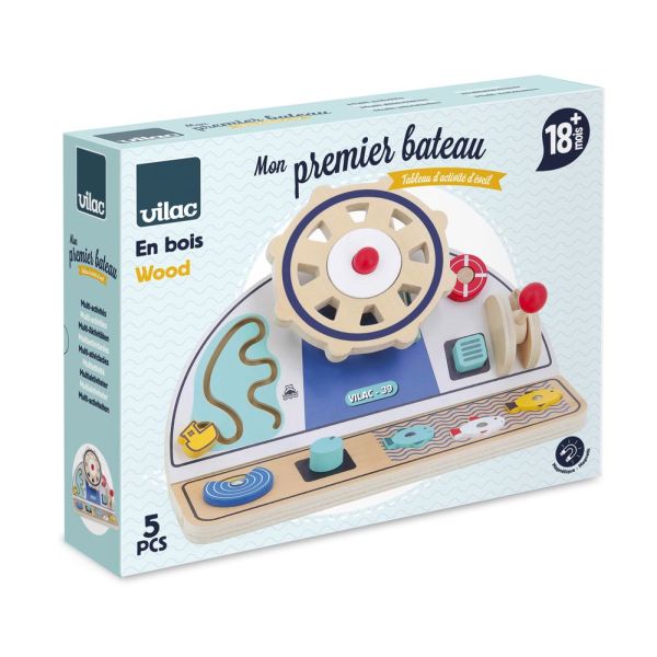 Panneau d'activités en bois Tableau de bord bateau