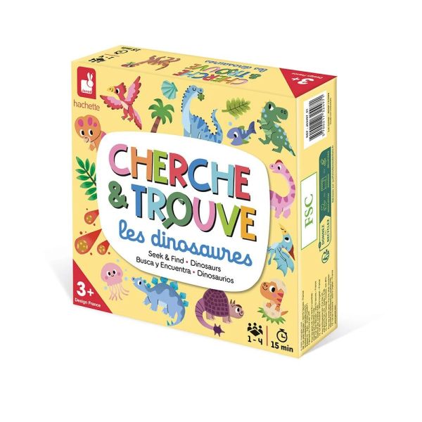 Jeu d'observation Mon premier cherche et trouve - Dinosaures