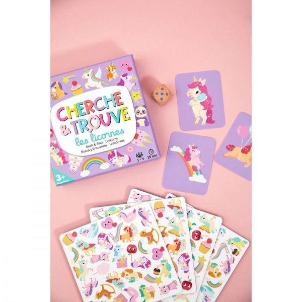 Jeu d'observation Mon premier cherche et trouve - Licornes