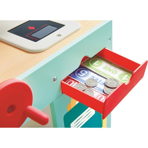 Supermarché intelligent enfant en bois