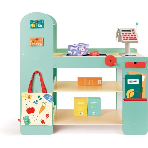 Supermarché intelligent enfant en bois