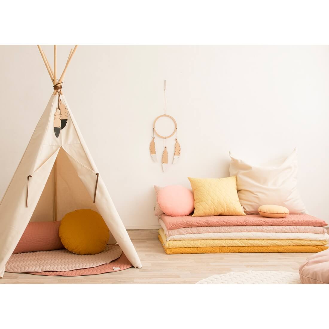 Nobodinoz Matelas De Sol Monaco Natural Made In Bebe