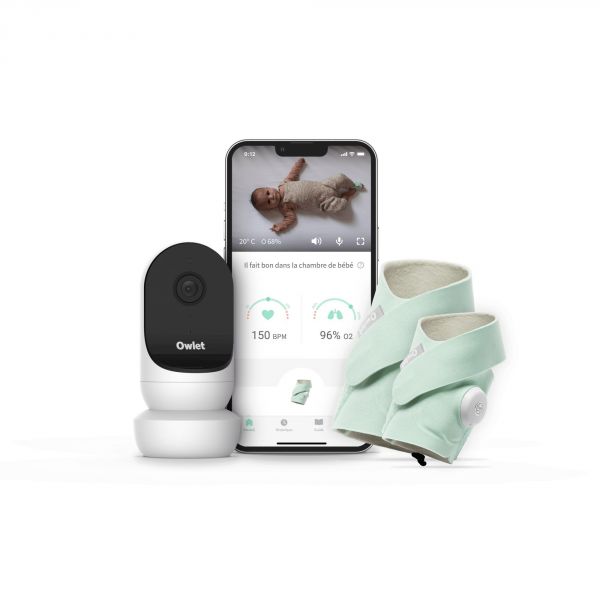 Babyphone Monitor Duo (Smart Sock Plus + Cam 2) Menthe