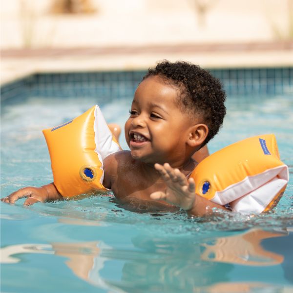 Brassards piscine enfant 0-2 ans - Pure Orange