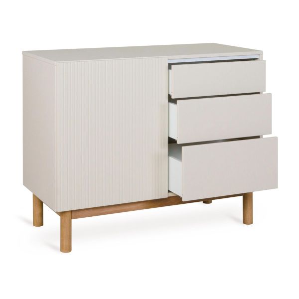 Commode 1 porte + 3 tiroirs Mood - Clay