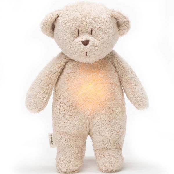 Peluche Veilleuse Ours Nature Bio Sable