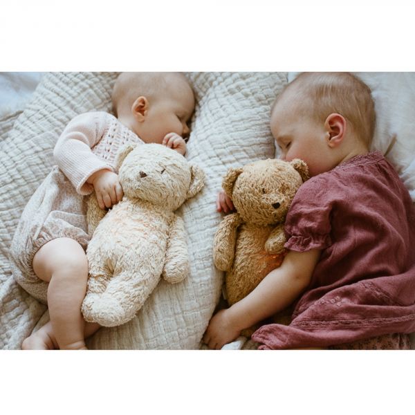 Peluche Veilleuse Ours Nature Bio Sable