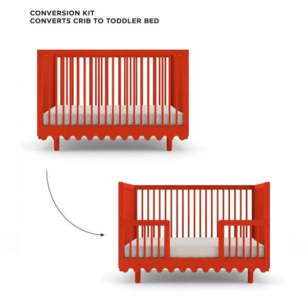 Kit de conversion Moss pour lit bébé - Rouge